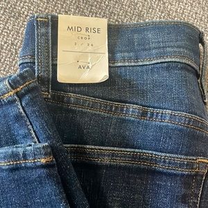 Lucky mid rise crop jeans